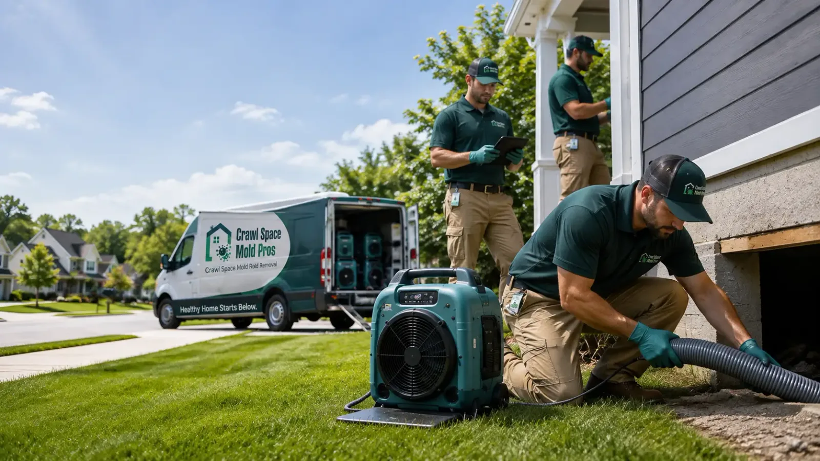 Crawl Space Mold Removal in Rocky Ridge, MD